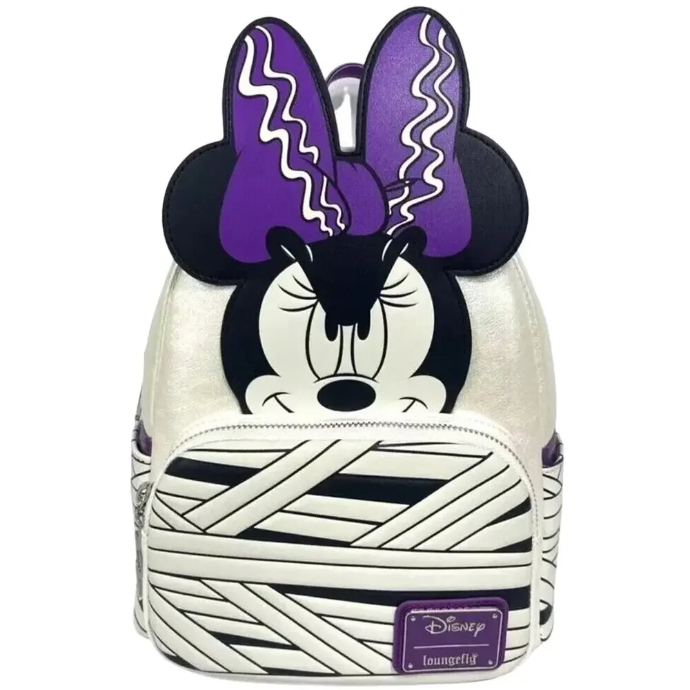 NWT Exclusive Loungefly Disney GITD Bride of Frankenstein Minnie Mini Backpack